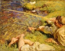 A Man Fishing